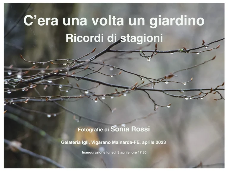 Sonia Rossi Fotografia digitale Locandina mostra C'era una volta un giardino - Ferrara 2023